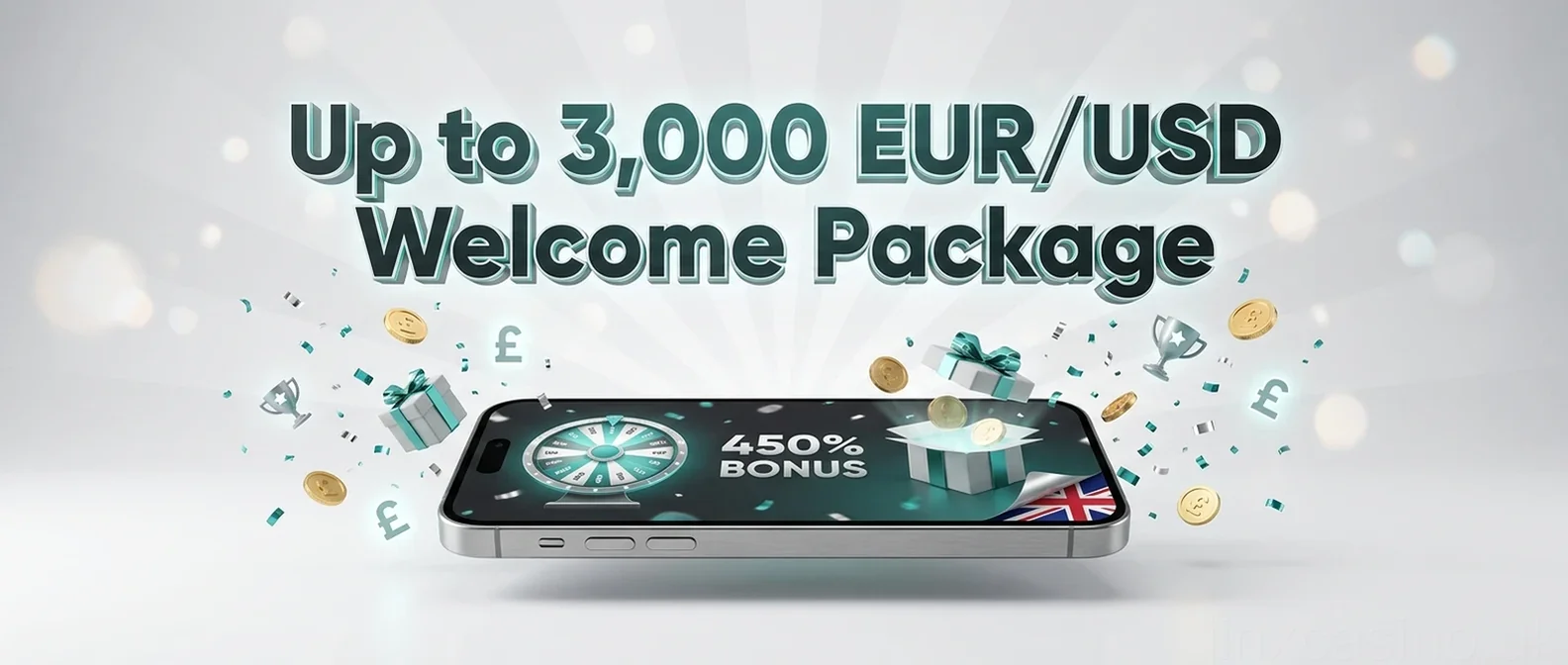 Up to 3,000 EUR/USDWelcome Package